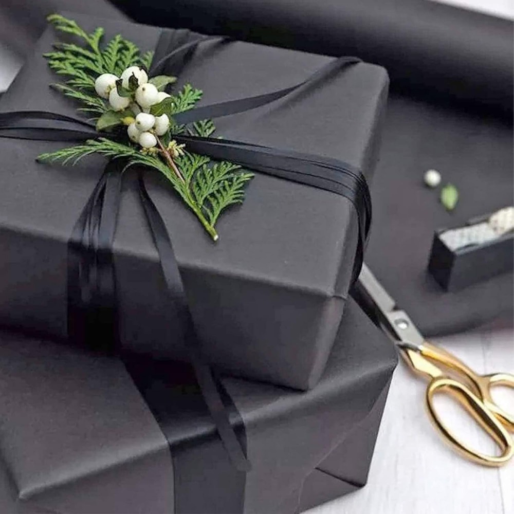 10-100 Sheets Black Tissue Pap - Flower Wrap Kraft 评论和价格