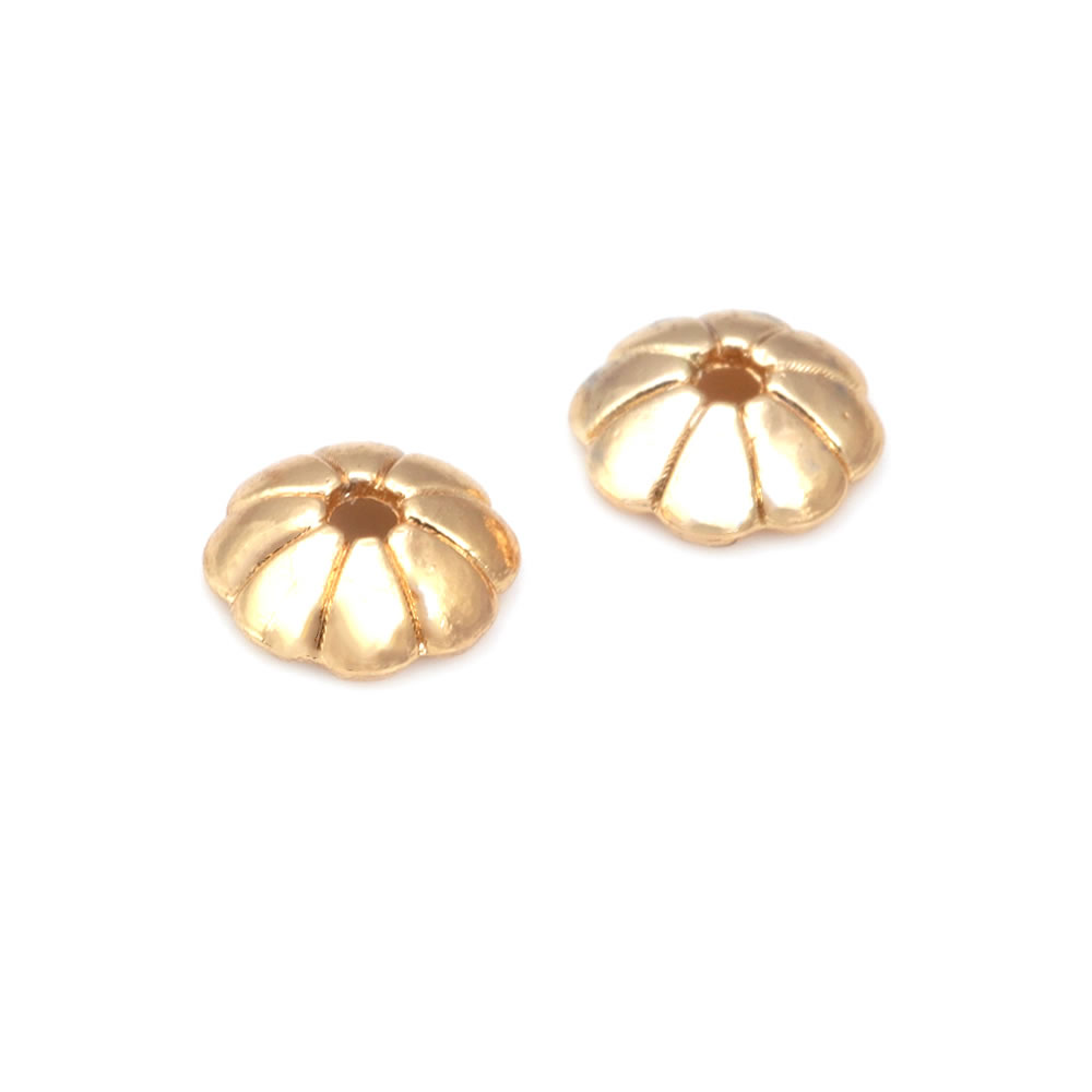 18K Gold Color Brass Flower Be - Flower Supplies 评论和价格