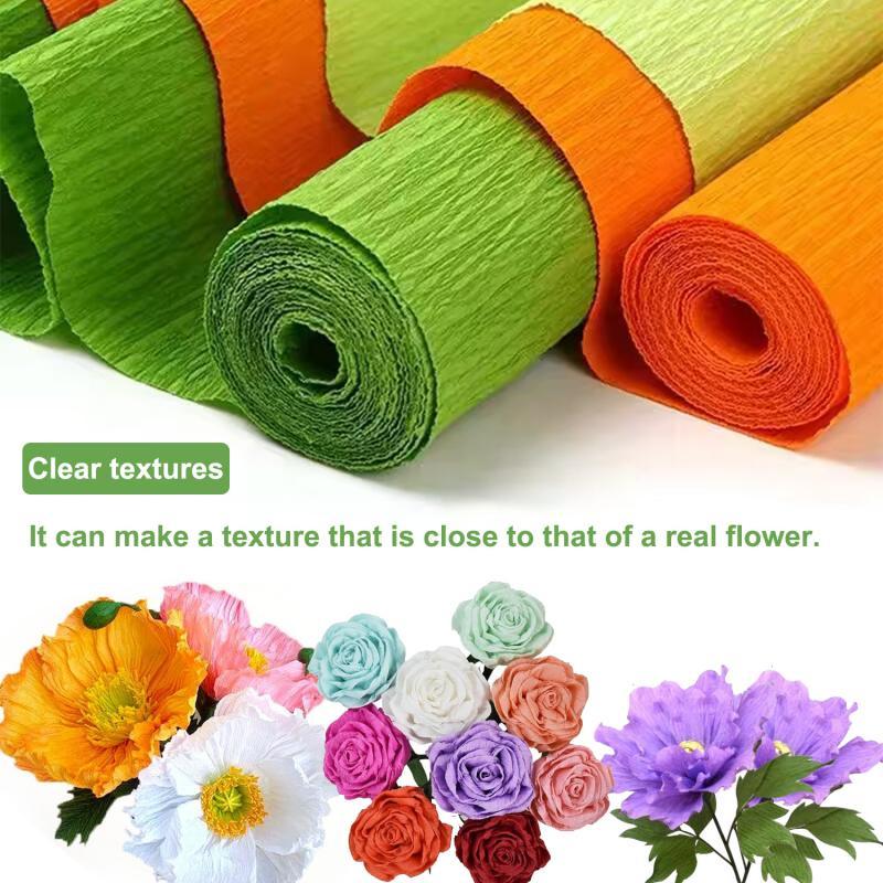 50x250cm Colored Crepe Paper R - Flower Wrap Kraft 评论和价格