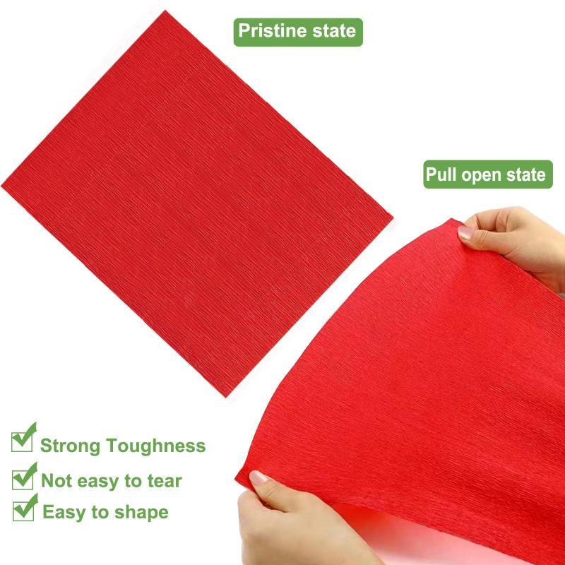 50x250cm Colored Crepe Paper R - Flower Wrap Kraft 评论和价格