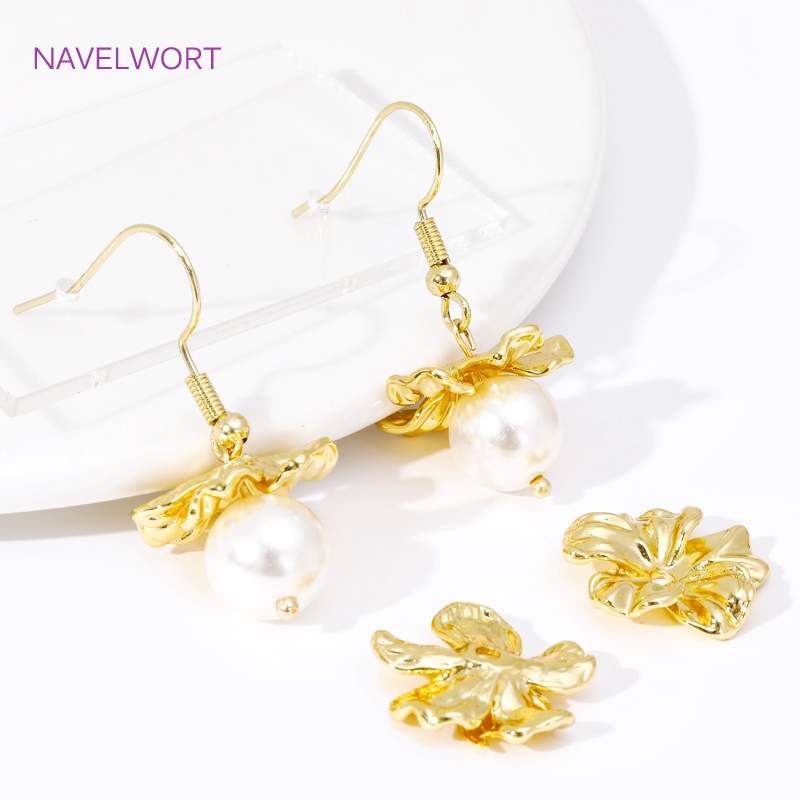 18K Gold Plated Large Flower B - Flower Supplies 评论和价格
