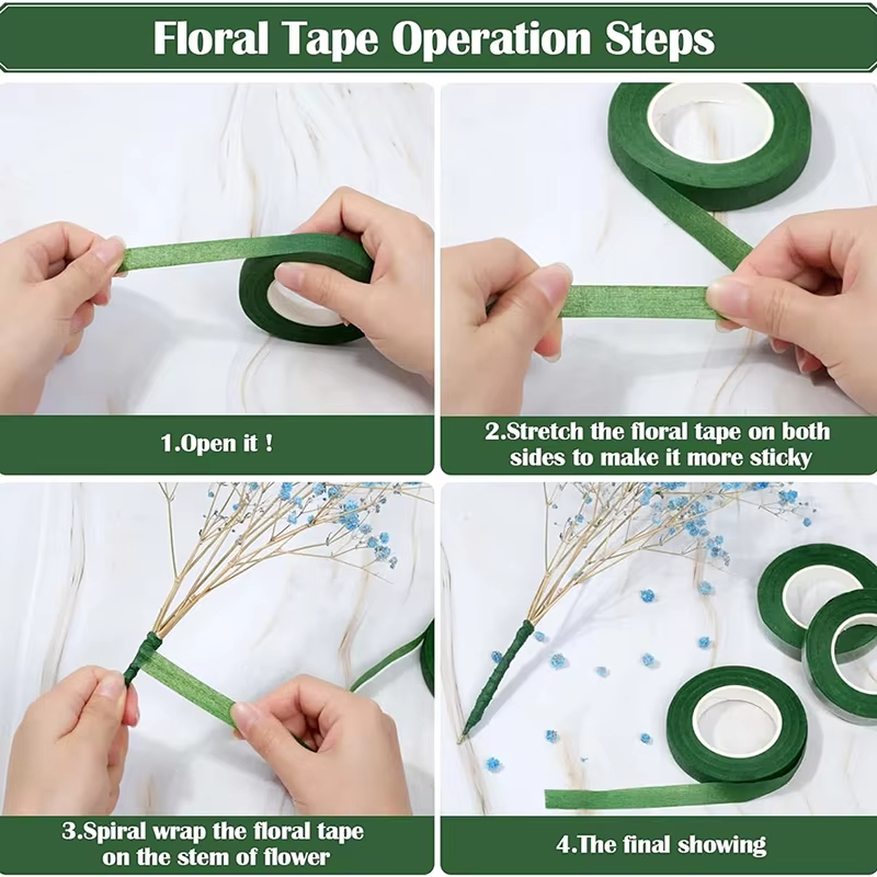 20Yards Green Bouquet Floral T - Anda Florist Supply 评论和价格