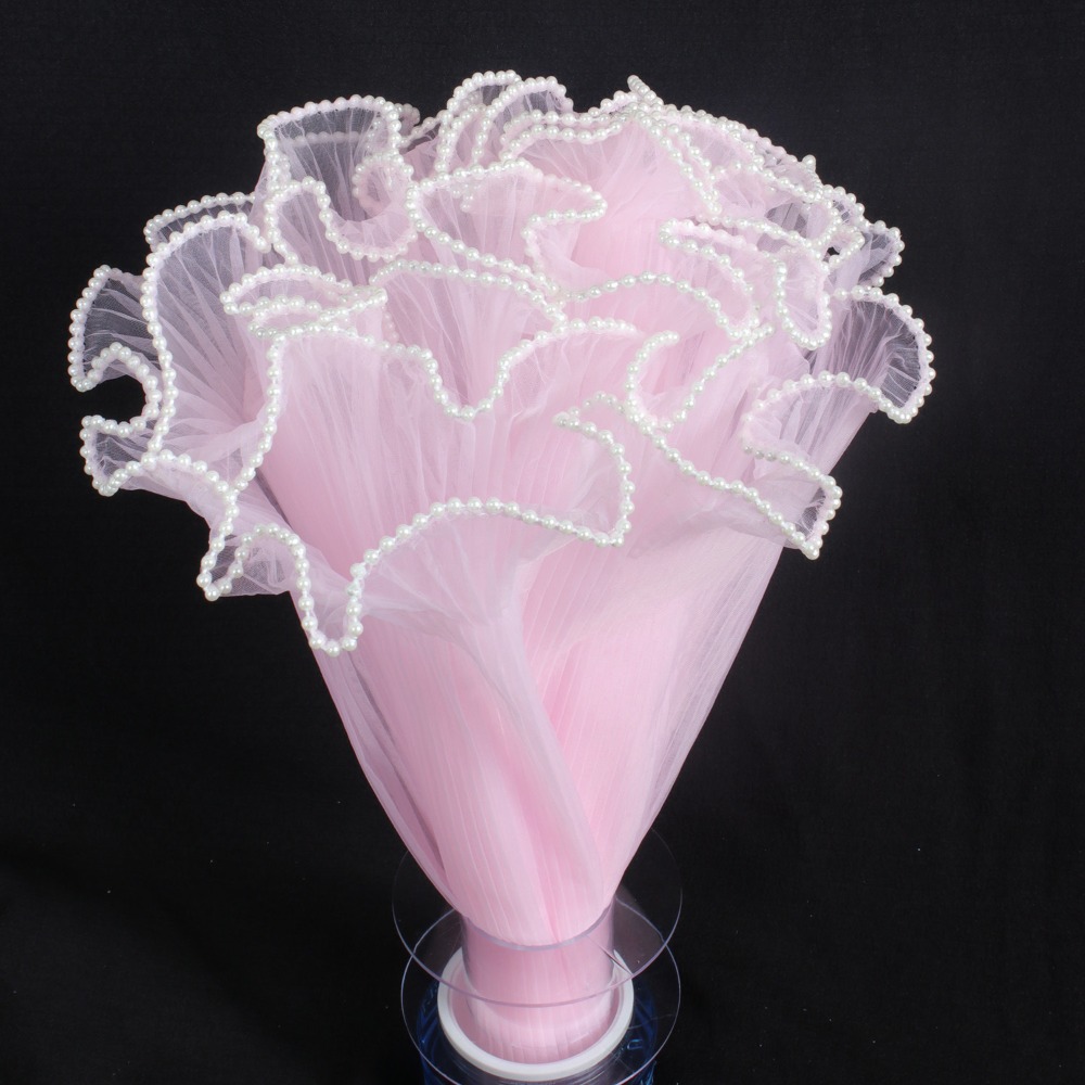 Pearl Lace Flower Wrapping Clo - Flower Wrap Kraft 评论和价格