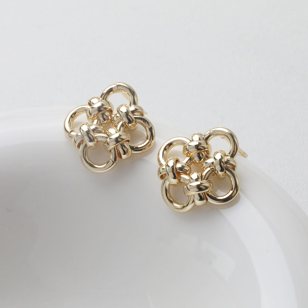 4PCS Dainty Flower Ear Studs E - Supply Florist 评论和价格