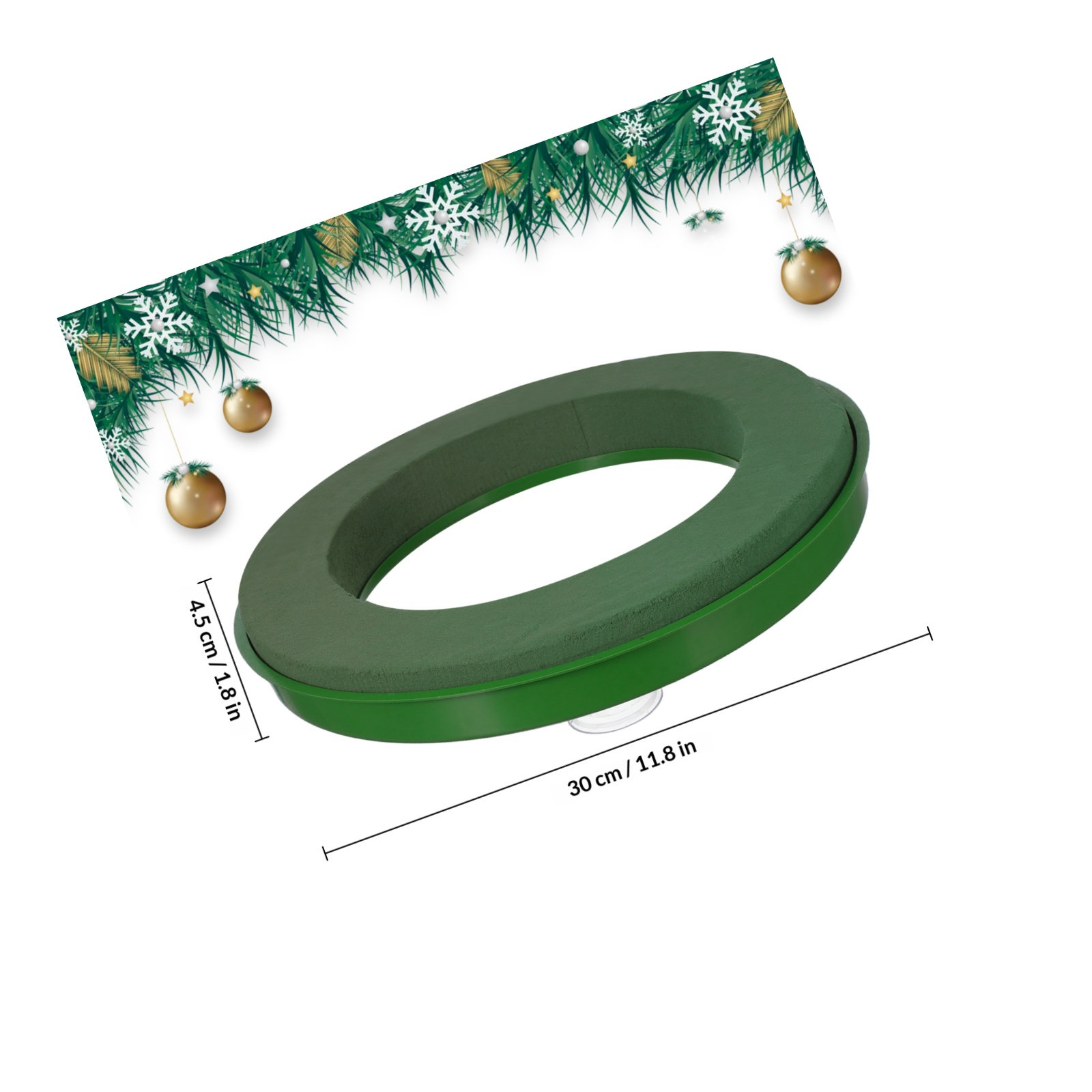 Small Flower Foam Ring Artific - Anda Florist Supply 评论和价格
