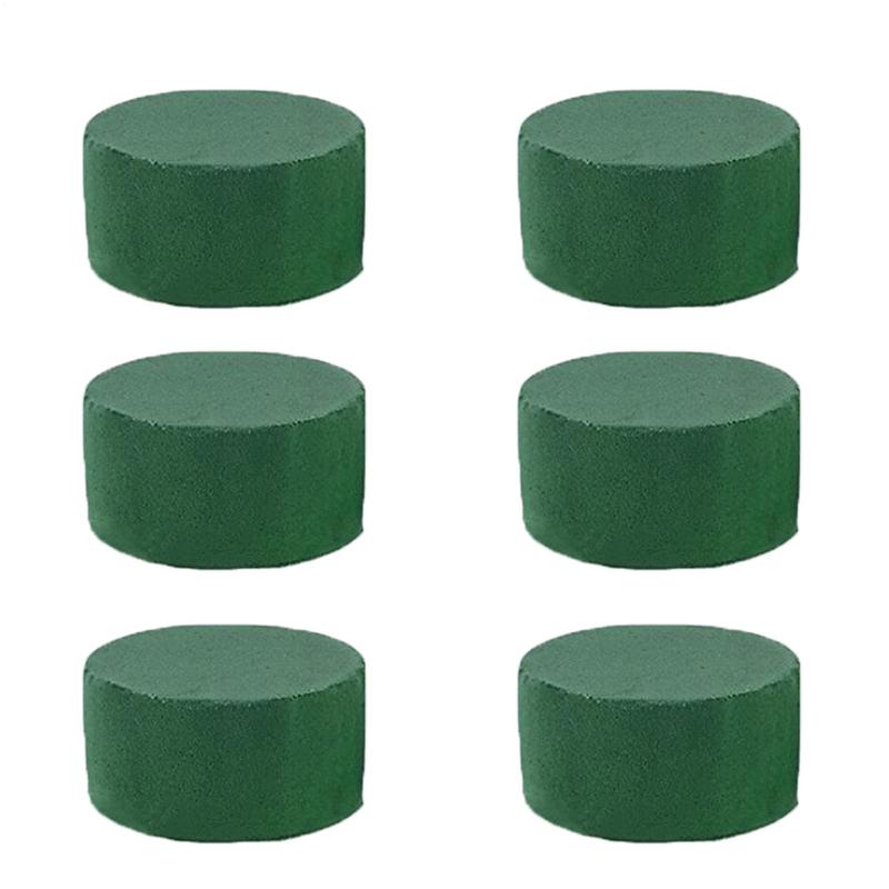 6Pcs Round Floral Foam Bricks  - Anda Florist Supply 评论和价格