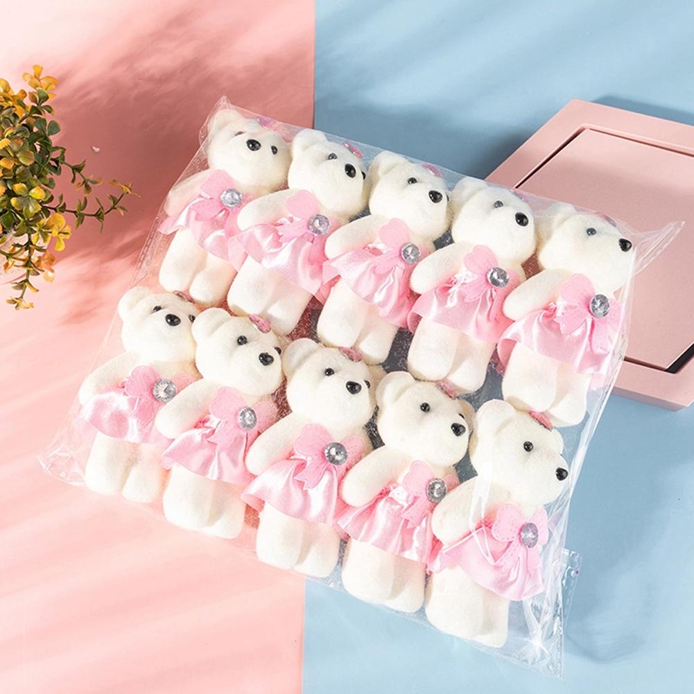 10pcs/Bag Bouquet Bear Ice Cre - Flower Supplies 评论和价格