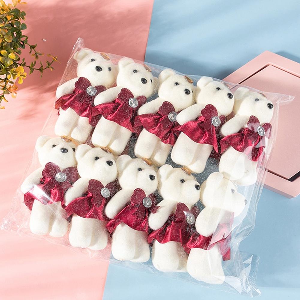 10pcs/Bag Bouquet Bear Ice Cre - Flower Supplies 评论和价格