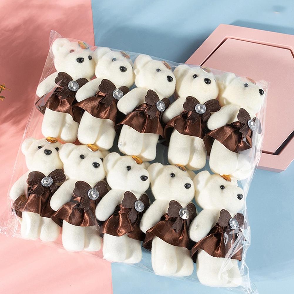 10pcs/Bag Bouquet Bear Ice Cre - Flower Supplies 评论和价格