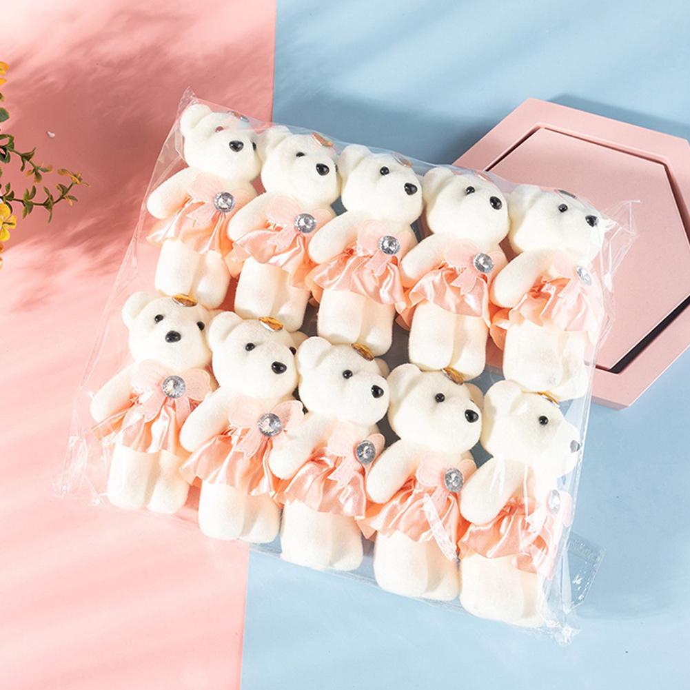 10pcs/Bag Bouquet Bear Ice Cre - Flower Supplies 评论和价格