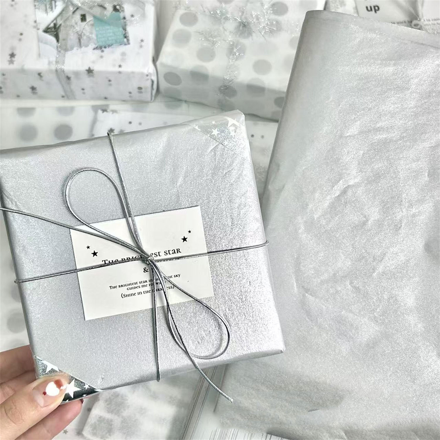 Snow Pear Paper Flower Gift Wr - Flower Wrap Kraft 评论和价格