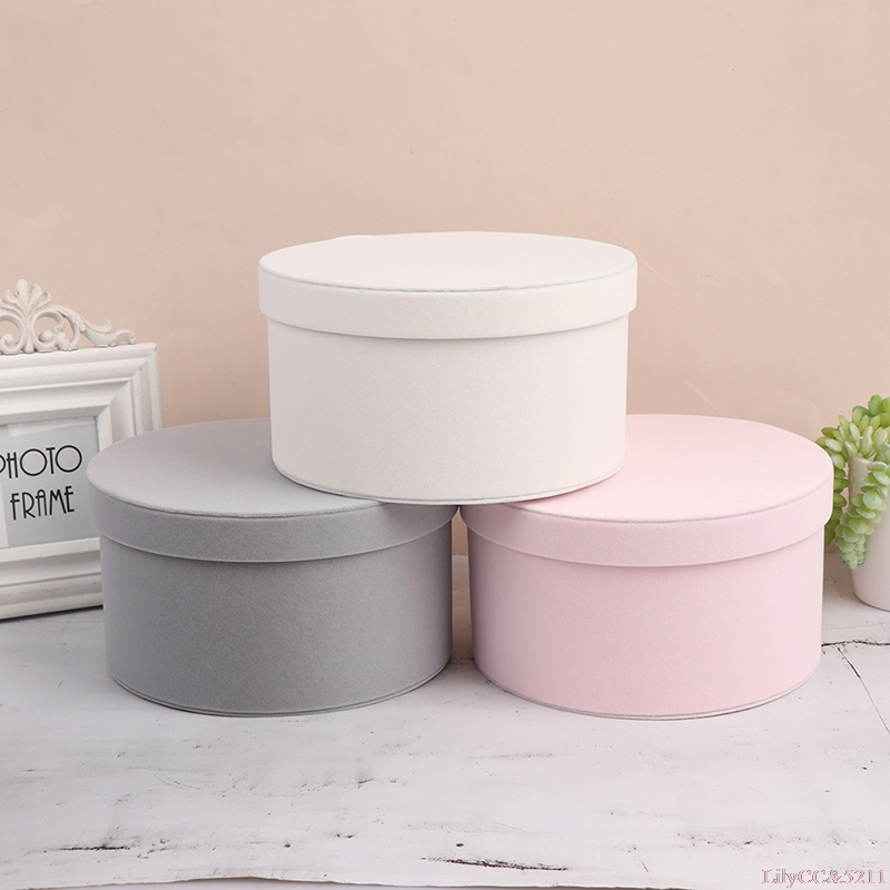 Velvet Round Flowers Box Gift  - Anda Florist Supply 评论和价格