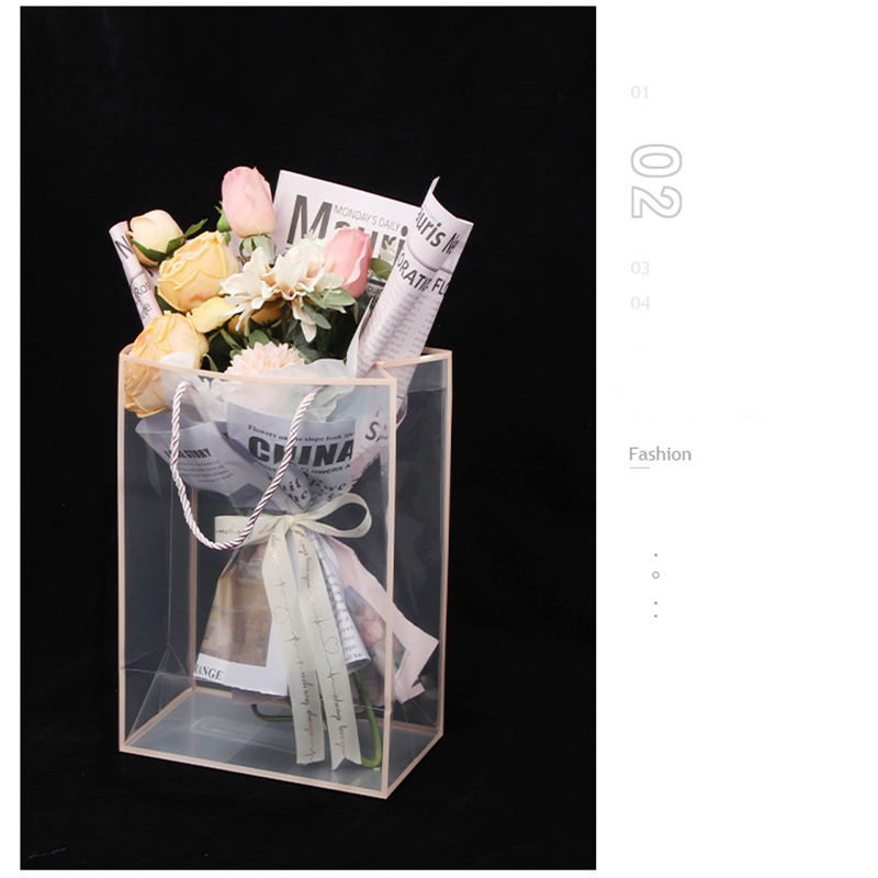 Transparent Tote Bag Flower Bo - Longs Florist Supply 评论和价格