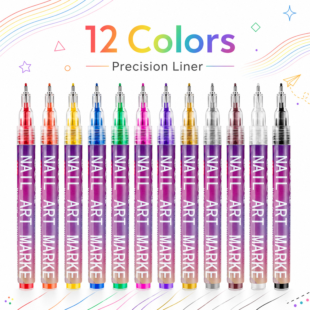 12 Pcs 0.5mm Fine Line Marker  - Copic Marker Sketch 评论和价格