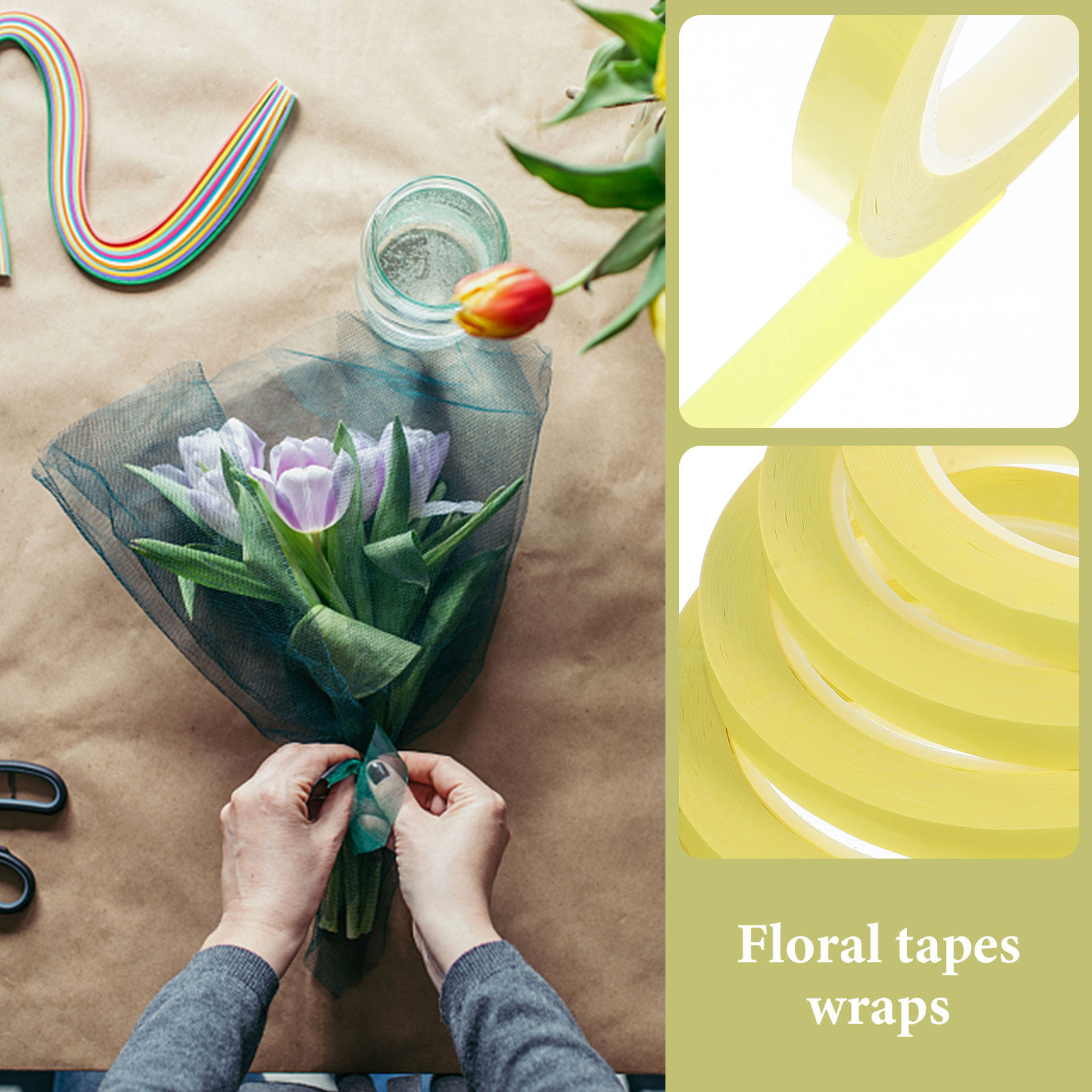 6 Rolls Floral Tape Florist Bo - Anda Florist Supply 评论和价格