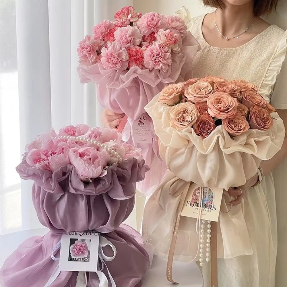 50×45 cm Flower Wrapping Paper - Flower Wrap Kraft 评论和价格