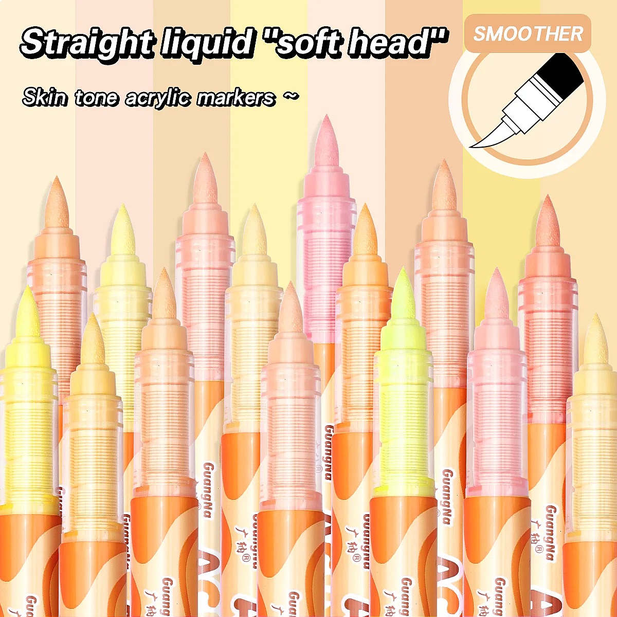 GuangNa 72 Colors Soft Brush A - Copic Marker Sketch 评论和价格