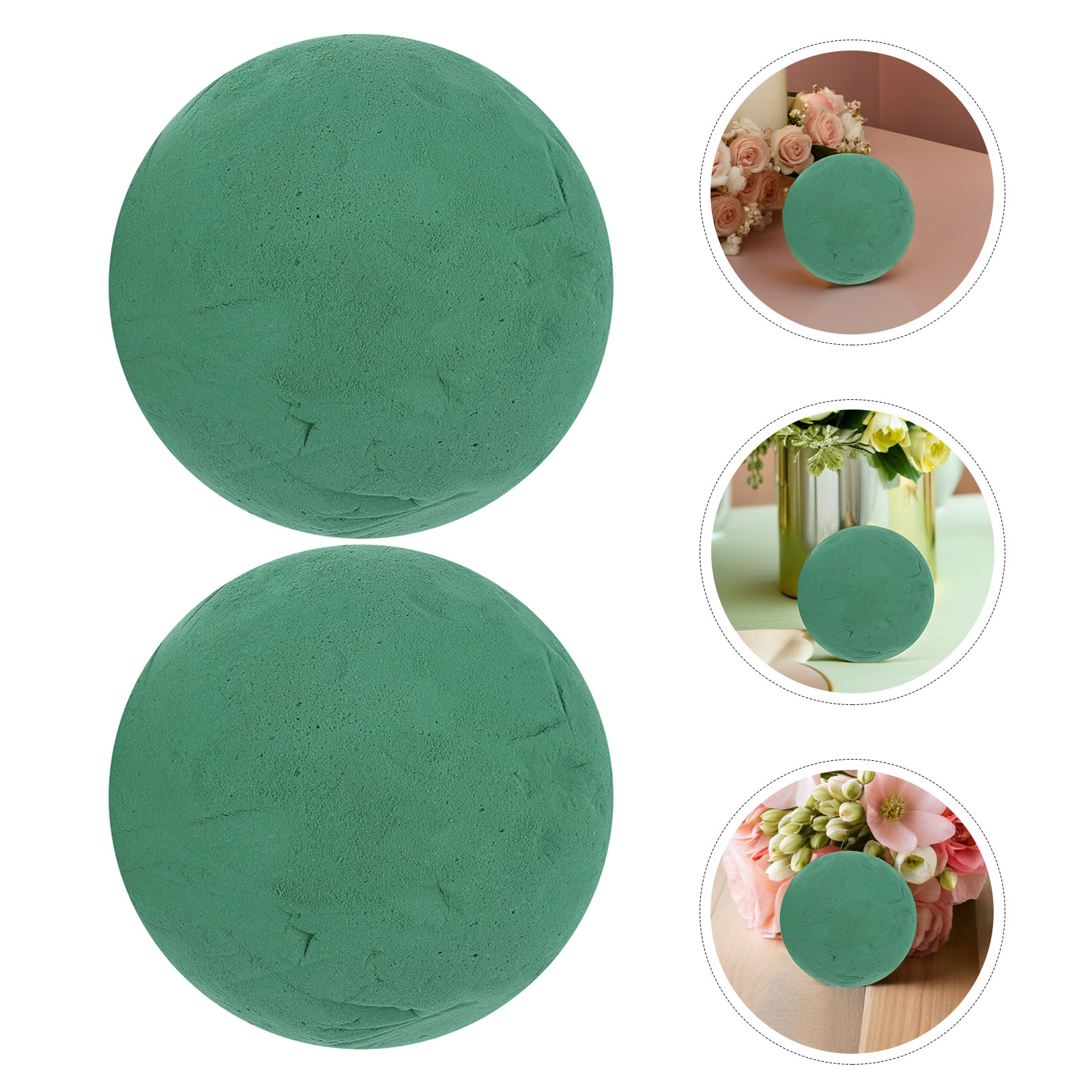 4Pcs Floral Foam Sphere 12Cm R - Anda Florist Supply 评论和价格