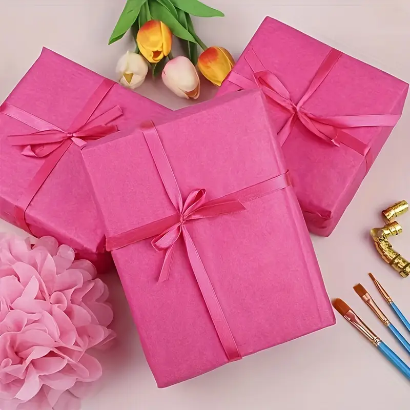 10Pcs 50*66cm Color Tissue Pap - Flower Wrap Kraft 评论和价格