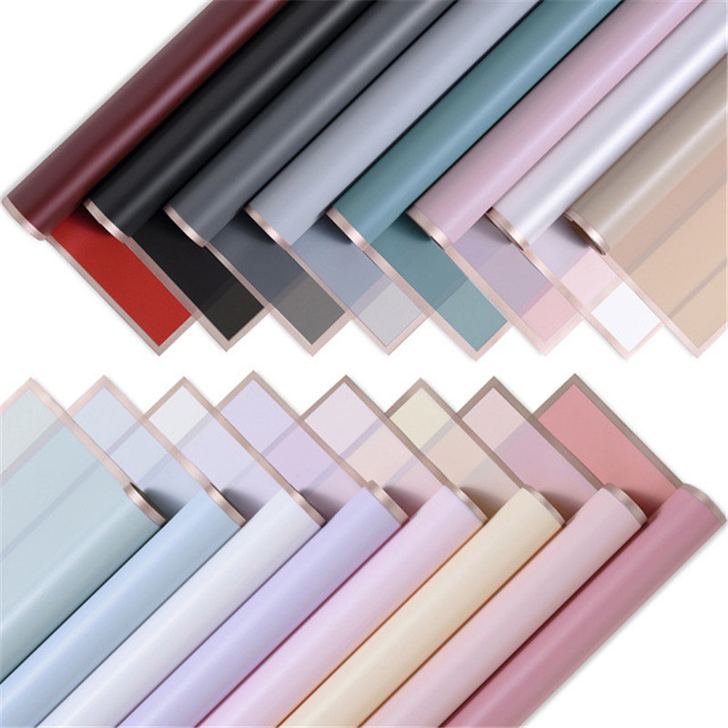 5PCS Bronzing Color Scrapbook  - Florist Supply Paper 评论和价格