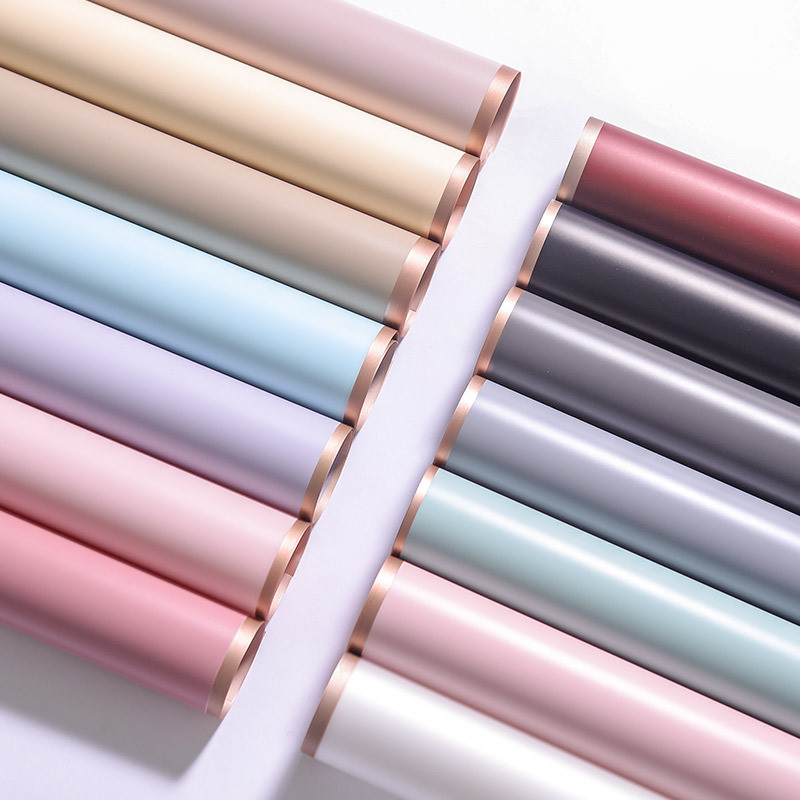 5PCS Bronzing Color Scrapbook  - Florist Supply Paper 评论和价格
