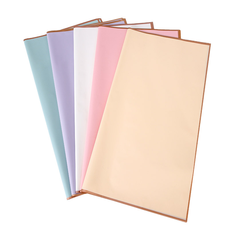 5PCS Bronzing Color Scrapbook  - Florist Supply Paper 评论和价格