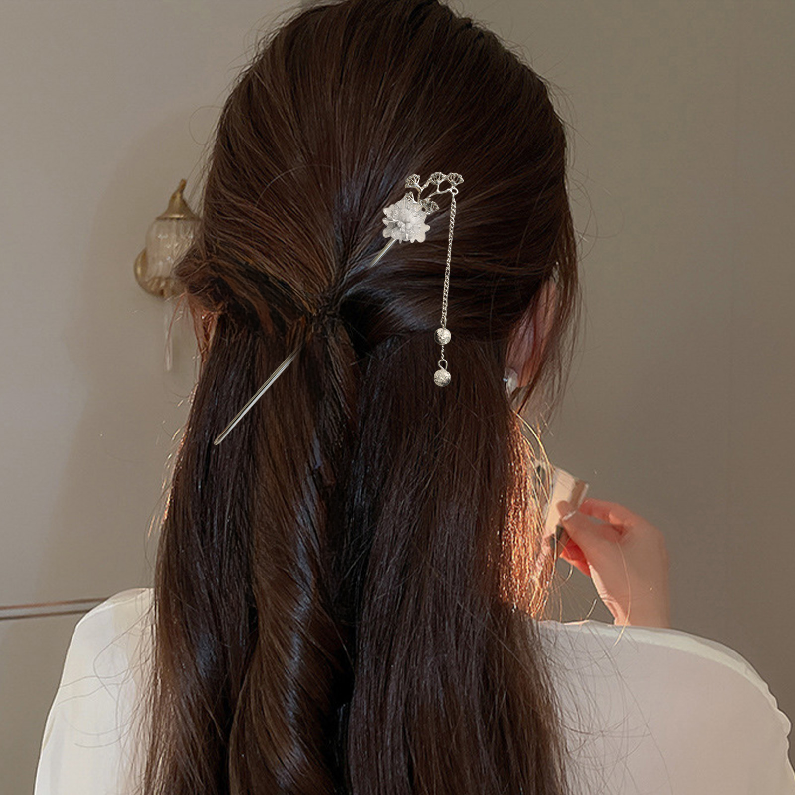 Elegant Flower Hair Sticks For - Supply Florist 评论和价格
