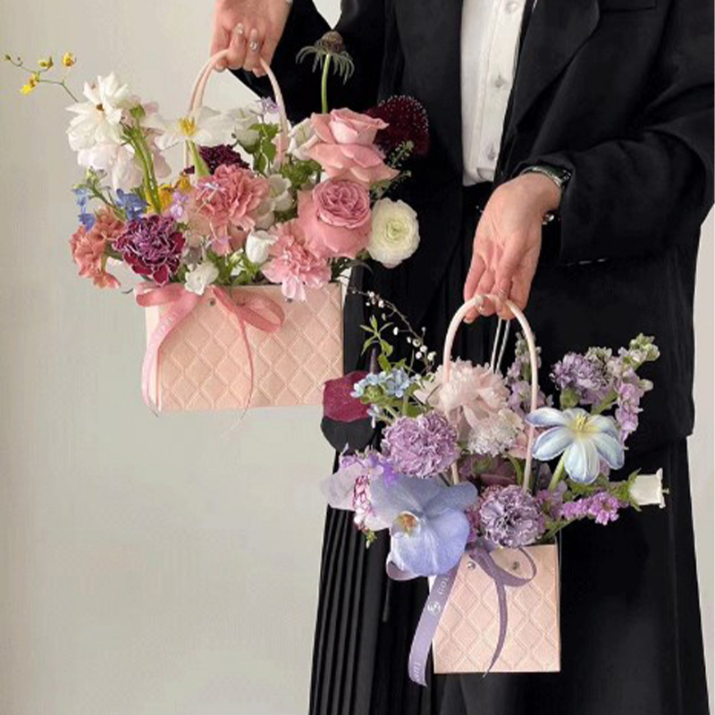 Portable Flower Packaging Box  - Flower Wrap Kraft 评论和价格