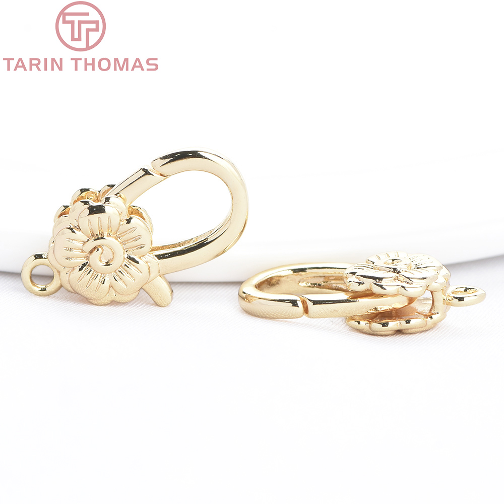 (9730) 4PCS 10x18MM 24K Gold C - Supply Florist 评论和价格